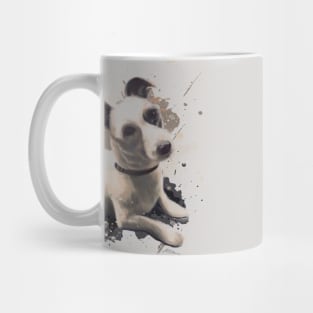 Jack Russell Paint Splatter Mug